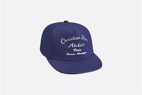 dior baseball cap blue|Dior couture baseball cap.